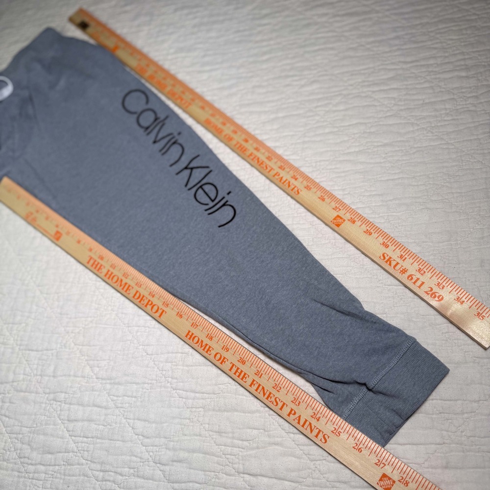 Calvin Klein Sleepwear Gray Joggers Lounge Pants Small Heather Grey Sweatpants - Picture 6 of 8